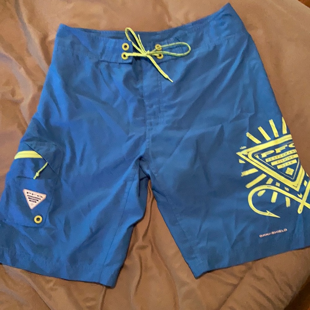 Columbia Omni-Shield Tie Waist Board Shorts
